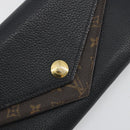 LOUIS VUITTON Monogram Portefeuille Duble V Wallet Black M64319 LV Auth am12337V-12
