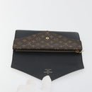 LOUIS VUITTON Monogram Portefeuille Duble V Wallet Black M64319 LV Auth am12337V-13