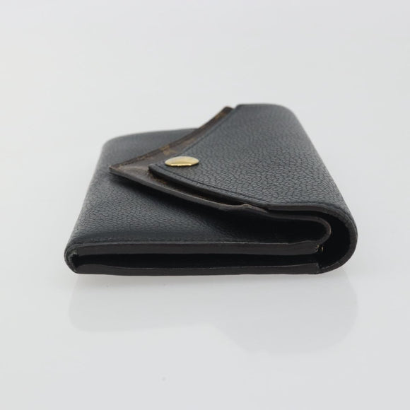LOUIS VUITTON Monogram Portefeuille Duble V Wallet Black M64319 LV Auth am12337V
