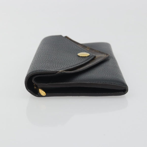 LOUIS VUITTON Monogram Portefeuille Duble V Wallet Black M64319 LV Auth am12337V