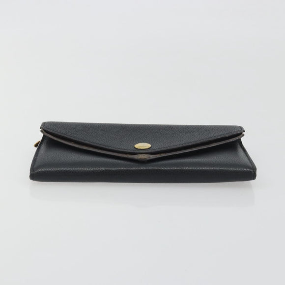 LOUIS VUITTON Monogram Portefeuille Duble V Wallet Black M64319 LV Auth am12337V