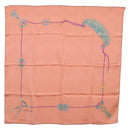 CARTIER Scarf Silk Pink Auth am12338M-1