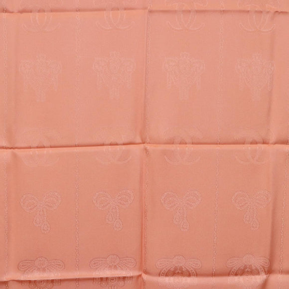 CARTIER Scarf Silk Pink Auth am12338M