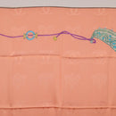 CARTIER Scarf Silk Pink Auth am12338M-3