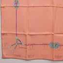 CARTIER Scarf Silk Pink Auth am12338M-8