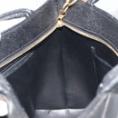CHANEL Standard Tote Bag Caviar Skin Black Gold CC Auth am12339SAM-17
