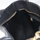 CHANEL Standard Tote Bag Caviar Skin Black Gold CC Auth am12339SAM-18
