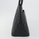CHANEL Standard Tote Bag Caviar Skin Black Gold CC Auth am12339SAM-4
