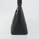 CHANEL Standard Tote Bag Caviar Skin Black Gold CC Auth am12339SAM-5