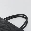 CHANEL Standard Tote Bag Caviar Skin Black Gold CC Auth am12339SAM-8