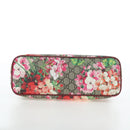 GUCCI GG Blooms Floral Hand Bag PVC Leather Beige Pink 429019 Auth am12340V-5