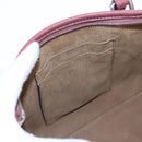 GUCCI GG Blooms Floral Hand Bag PVC Leather Beige Pink 429019 Auth am12340V-28