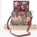 GUCCI GG Blooms Floral Hand Bag PVC Leather Beige Pink 429019 Auth am12340V-12