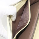 BOTTEGA VENETA INTRECCIATO Round Long Wallet Leather Yellow Auth am12344V-18