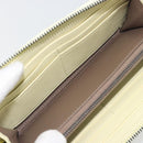BOTTEGA VENETA INTRECCIATO Round Long Wallet Leather Yellow Auth am12344V-19