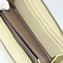 BOTTEGA VENETA INTRECCIATO Round Long Wallet Leather Yellow Auth am12344V-20