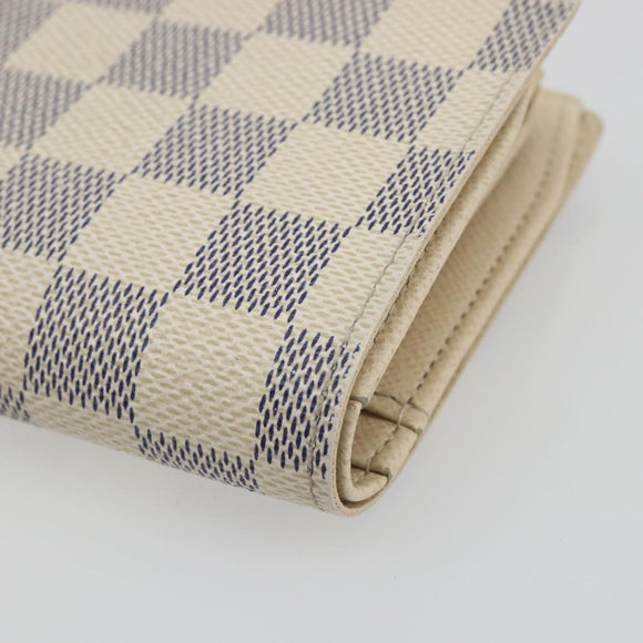 LOUIS VUITTON Damier Azur Portefeuille Viennois Wallet N61676 LV Auth am12345V