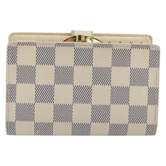 LOUIS VUITTON Damier Azur Portefeuille Viennois Wallet N61676 LV Auth am12345V