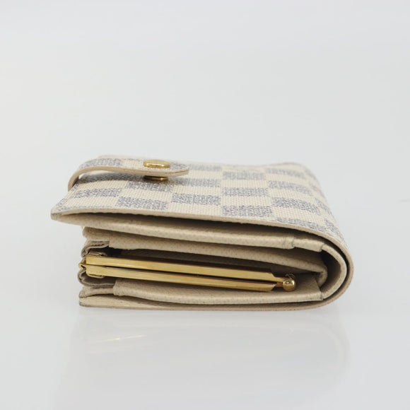 LOUIS VUITTON Damier Azur Portefeuille Viennois Wallet N61676 LV Auth am12345V