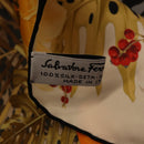 Salvatore Ferragamo Leopard Scarf Silk Multicolor Auth am12346M-22