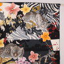 Salvatore Ferragamo Leopard Scarf Silk Multicolor Auth am12346M-4
