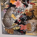 Salvatore Ferragamo Leopard Scarf Silk Multicolor Auth am12346M-8
