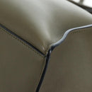 CELINE Big Bag Small Hand Bag Leather Khaki Silver Auth am12347M-14