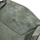 CELINE Big Bag Small Hand Bag Leather Khaki Silver Auth am12347M-23