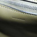 CELINE Big Bag Small Hand Bag Leather Khaki Silver Auth am12347M-26