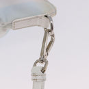 PRADA Tote Bag Canvas 2way Light Blue Silver B2052G Auth am12349A-23