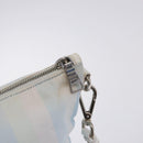 PRADA Tote Bag Canvas 2way Light Blue Silver B2052G Auth am12349A-24
