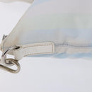 PRADA Tote Bag Canvas 2way Light Blue Silver B2052G Auth am12349A-6
