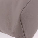 PRADA Shoulder Bag Taurillon Leather Gray Gold 1BE066 Auth am12351SAM-16