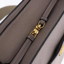 PRADA Shoulder Bag Taurillon Leather Gray Gold 1BE066 Auth am12351SAM-20