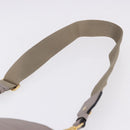 PRADA Shoulder Bag Taurillon Leather Gray Gold 1BE066 Auth am12351SAM-14