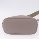 PRADA Shoulder Bag Taurillon Leather Gray Gold 1BE066 Auth am12351SAM-5
