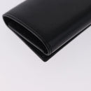 GUCCI Interlocking Key Case Leather Black Silver 115225 Auth am12352V-15