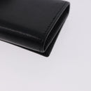 GUCCI Interlocking Key Case Leather Black Silver 115225 Auth am12352V-16