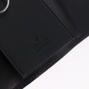 GUCCI Interlocking Key Case Leather Black Silver 115225 Auth am12352V-18