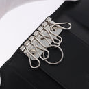 GUCCI Interlocking Key Case Leather Black Silver 115225 Auth am12352V-19