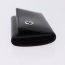 GUCCI Interlocking Key Case Leather Black Silver 115225 Auth am12352V-3
