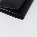 GUCCI Interlocking Key Case Leather Black Silver 115225 Auth am12352V-7