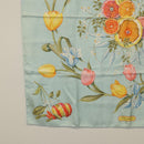 Salvatore Ferragamo Scarf Silk 2 Set Navy Light Blue Auth am12357-11