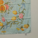 Salvatore Ferragamo Scarf Silk 2 Set Navy Light Blue Auth am12357-12