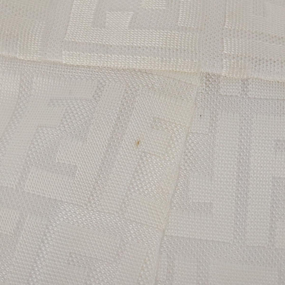 FENDI Zucca Skirt Polyester White Auth am12358