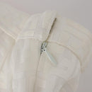 FENDI Zucca Skirt Polyester White Auth am12358-9