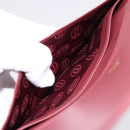 CARTIER Must Line Long Wallet Leather Bordeaux Gold Auth am12366V-10