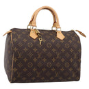 LOUIS VUITTON Monogram Speedy 30 Hand Bag M41526 LV Auth am12367V-1