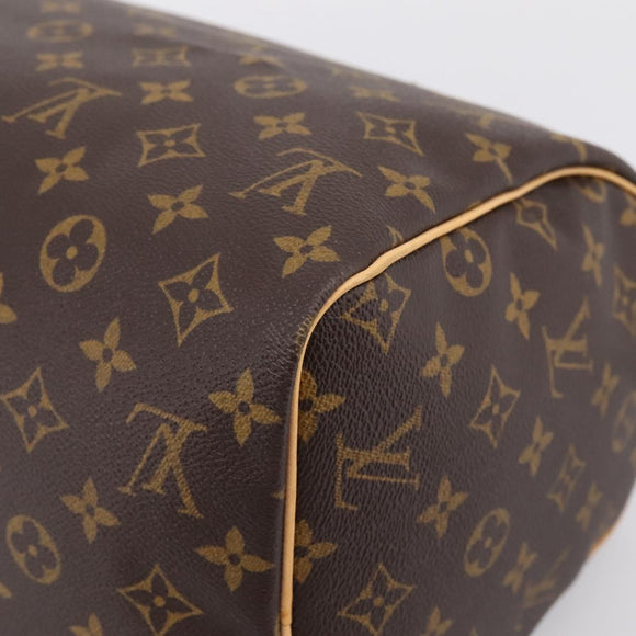 LOUIS VUITTON Monogram Speedy 30 Hand Bag M41526 LV Auth am12367V