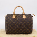 LOUIS VUITTON Monogram Speedy 30 Hand Bag M41526 LV Auth am12367V-12